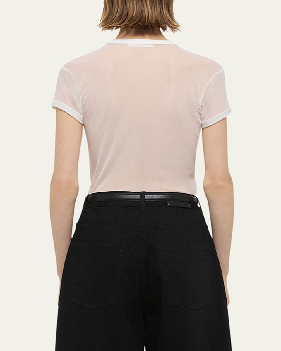 Slim Sheer Logo T